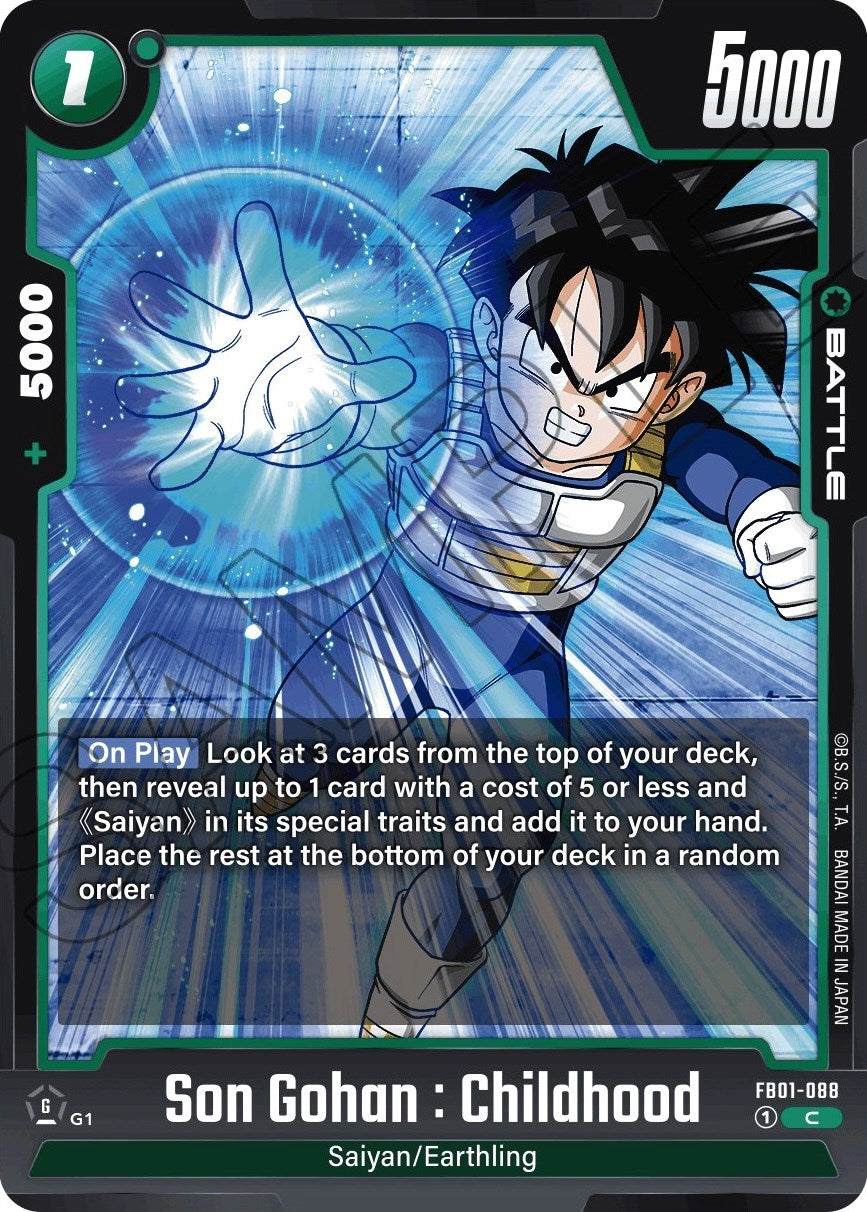 Son Gohan : Childhood (FB01-088) [Awakened Pulse] | Devastation Store