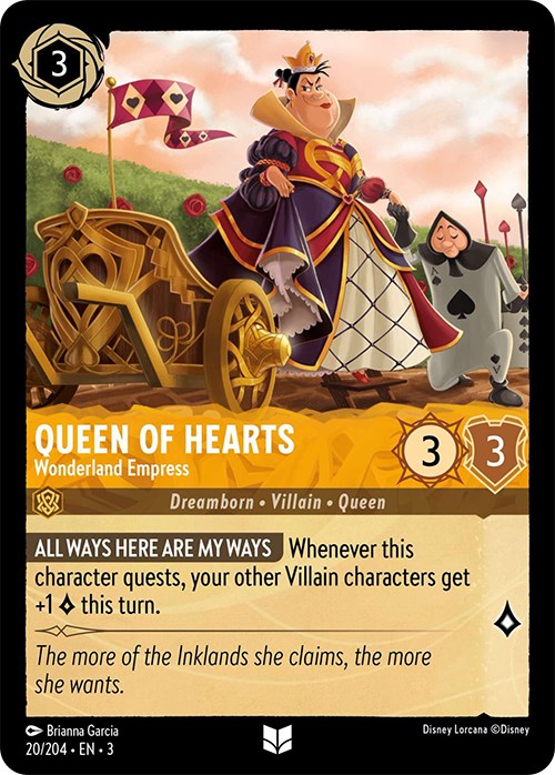 Queen of Hearts - Wonderland Empress (20/204) [Into the Inklands] | Devastation Store