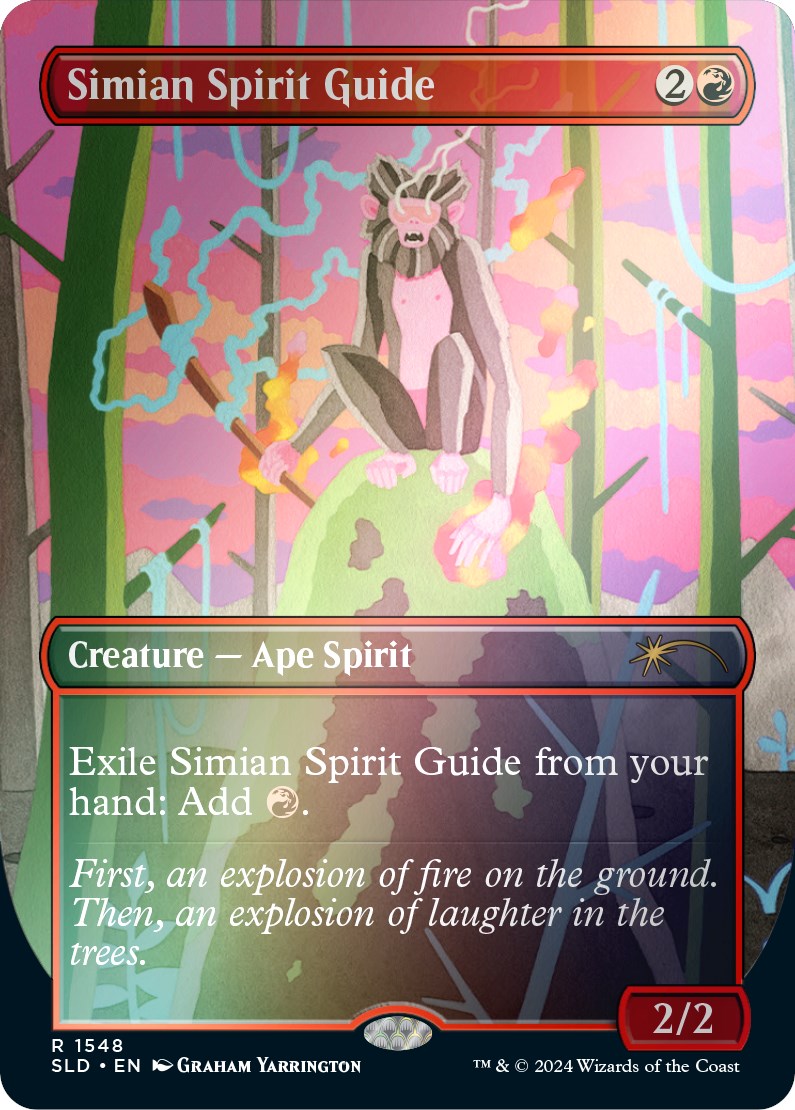 Simian Spirit Guide (Rainbow Foil) [Secret Lair Drop Series] | Devastation Store