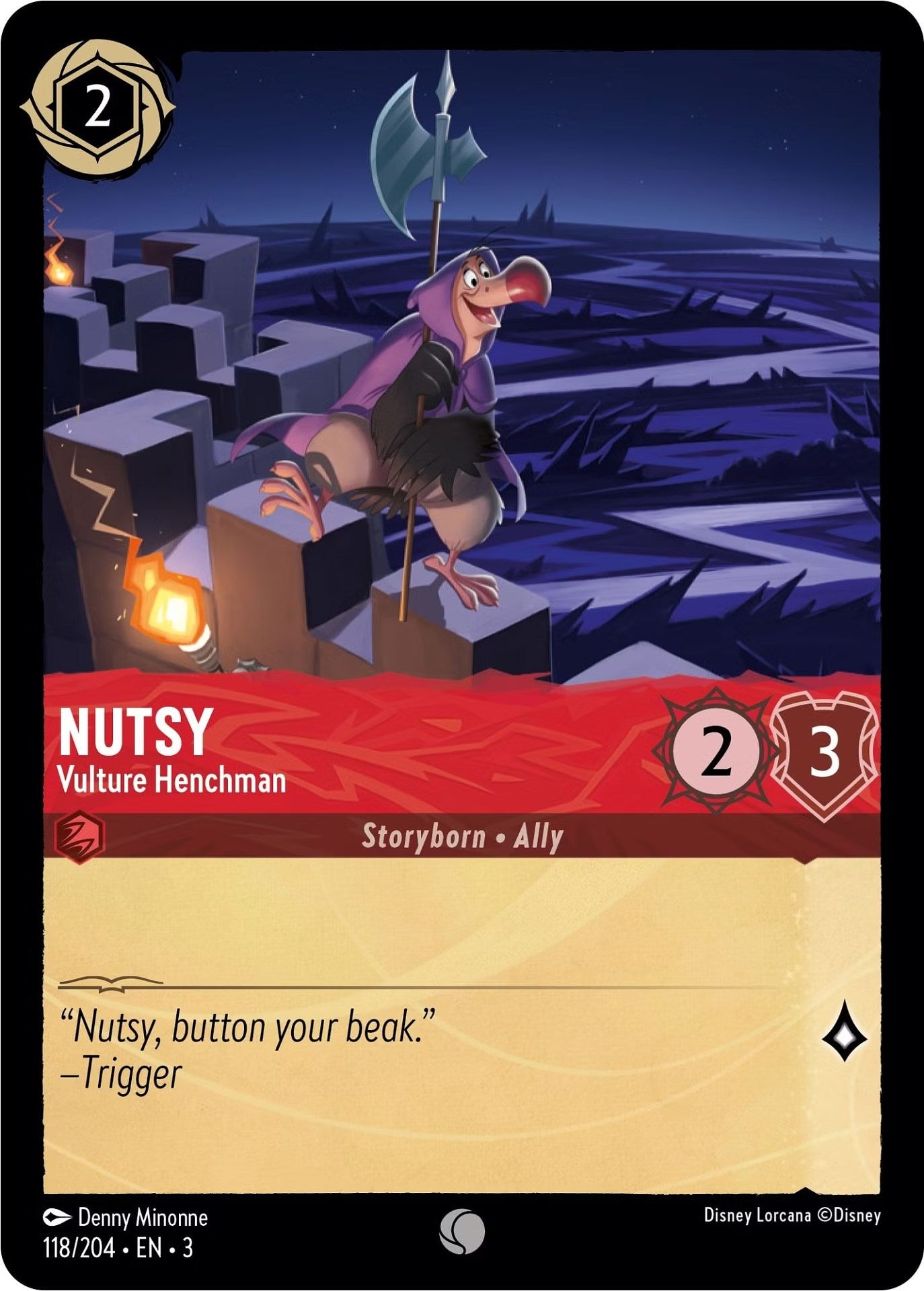 Nutsy - Vulture Henchman (118/204) [Into the Inklands] | Devastation Store