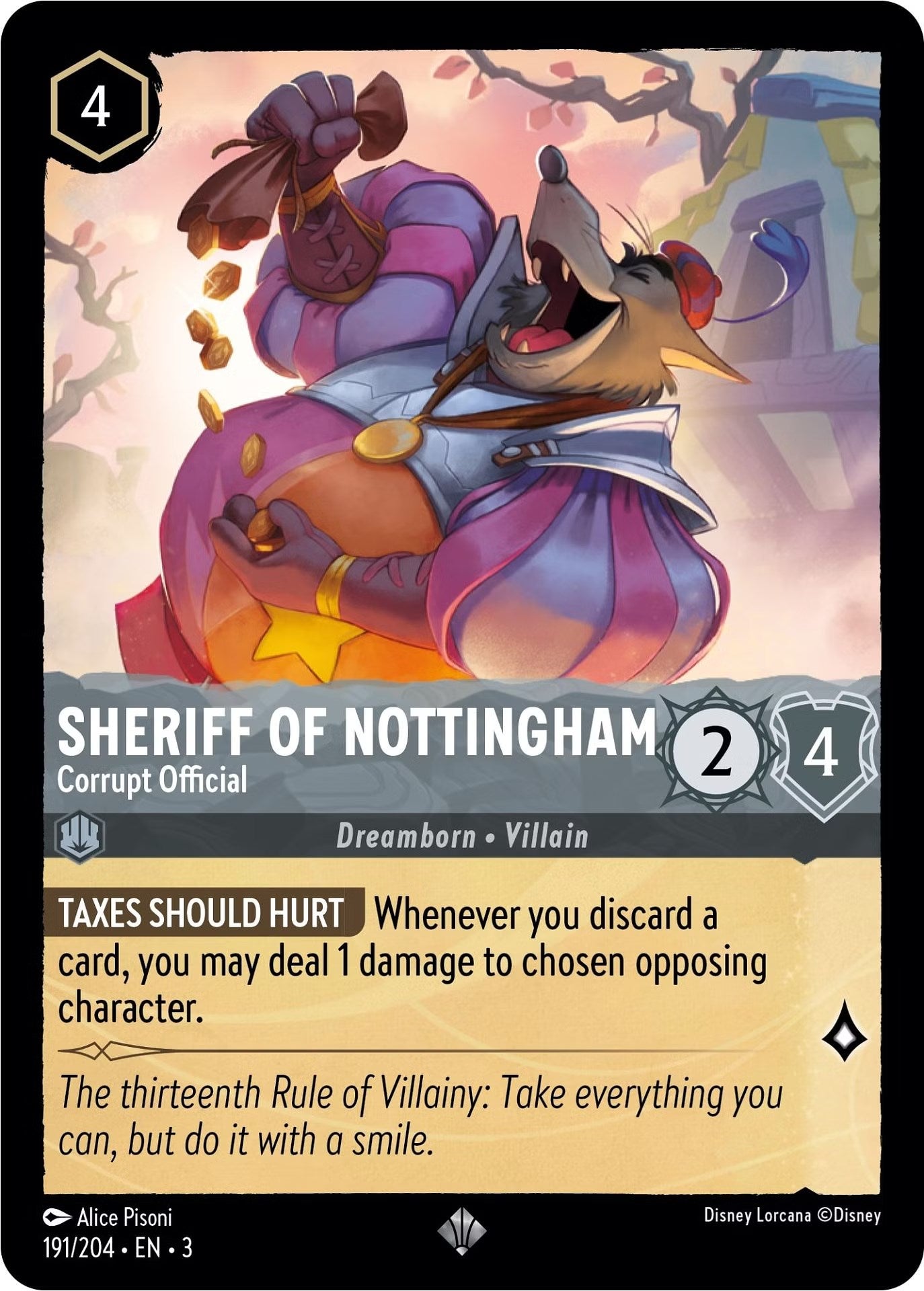 Sheriff of Nottingham - Corrupt Official (191/204) [Into the Inklands] | Devastation Store