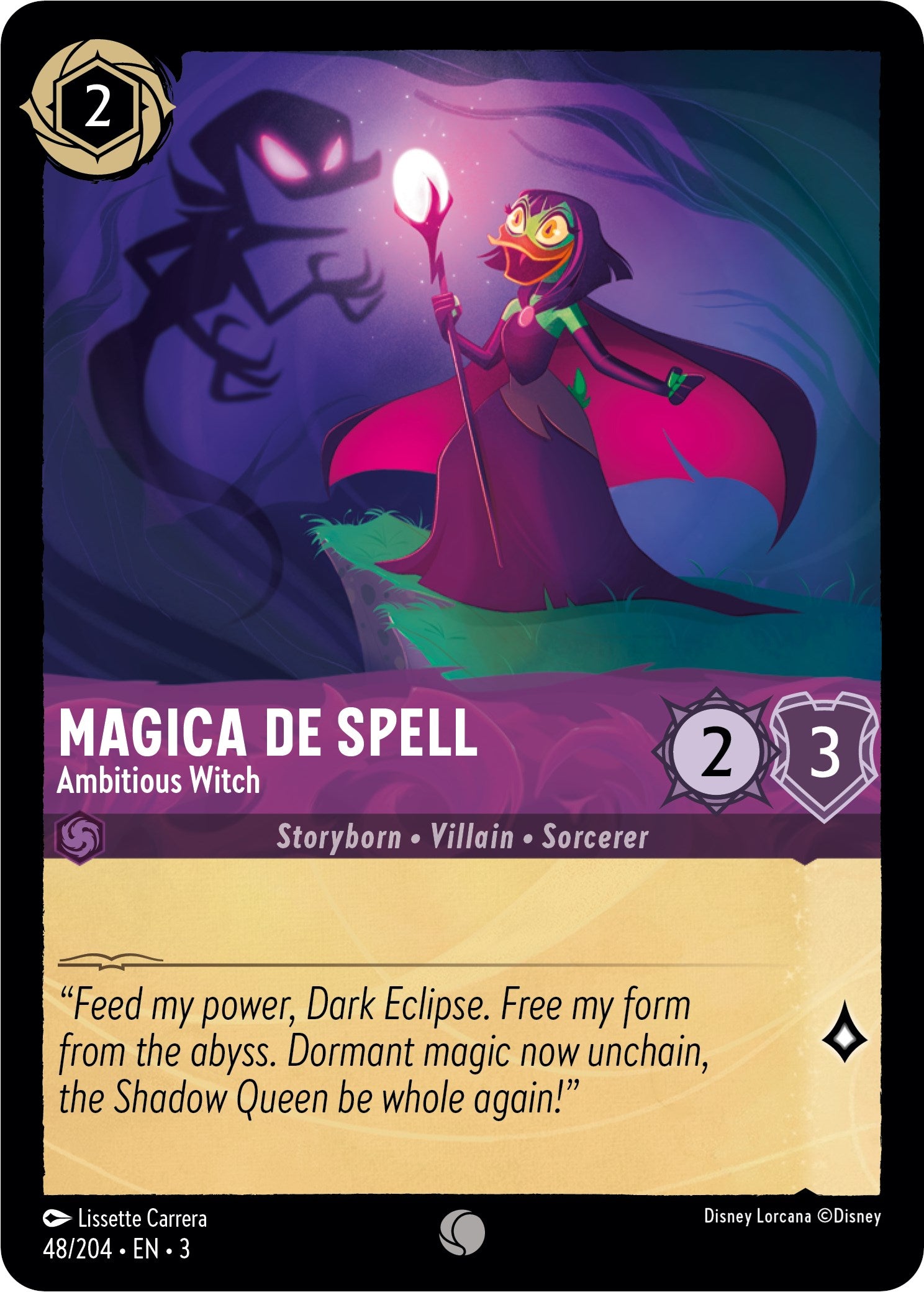 Magica De Spell - Ambitious Witch (48/204) [Into the Inklands] | Devastation Store