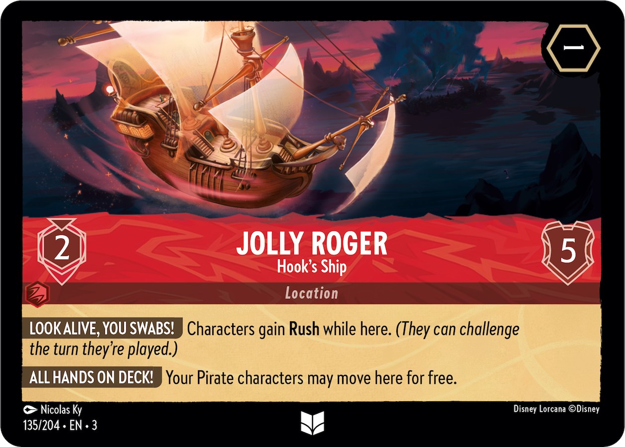 Jolly Roger - Hook's Ship (135/204) [Into the Inklands] | Devastation Store