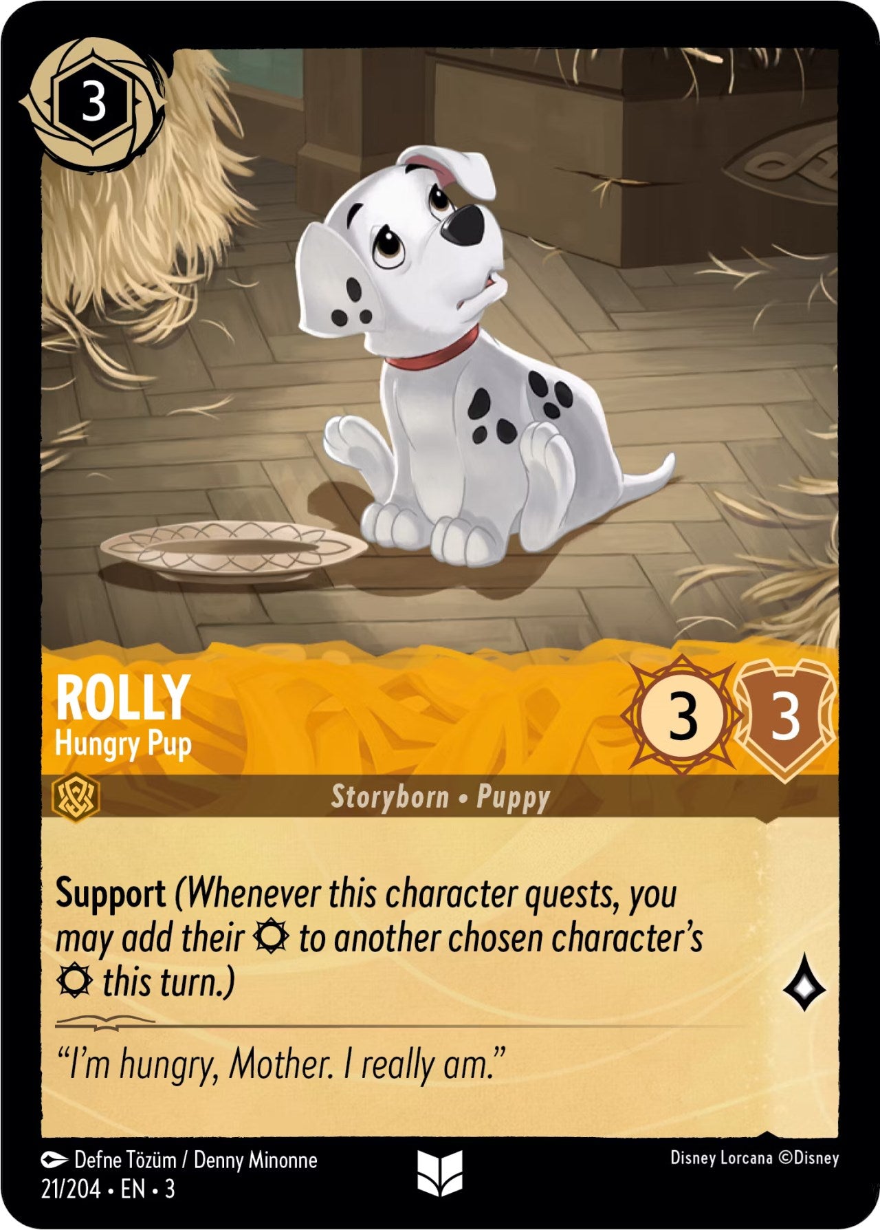 Rolly - Hungry Pup (21/204) [Into the Inklands] | Devastation Store