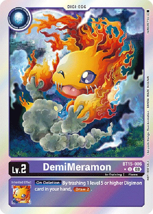 DemiMeramon [BT15-006] (Exceed Apocalypse Box Promotion Pack) [Exceed Apocalypse Promos] | Devastation Store
