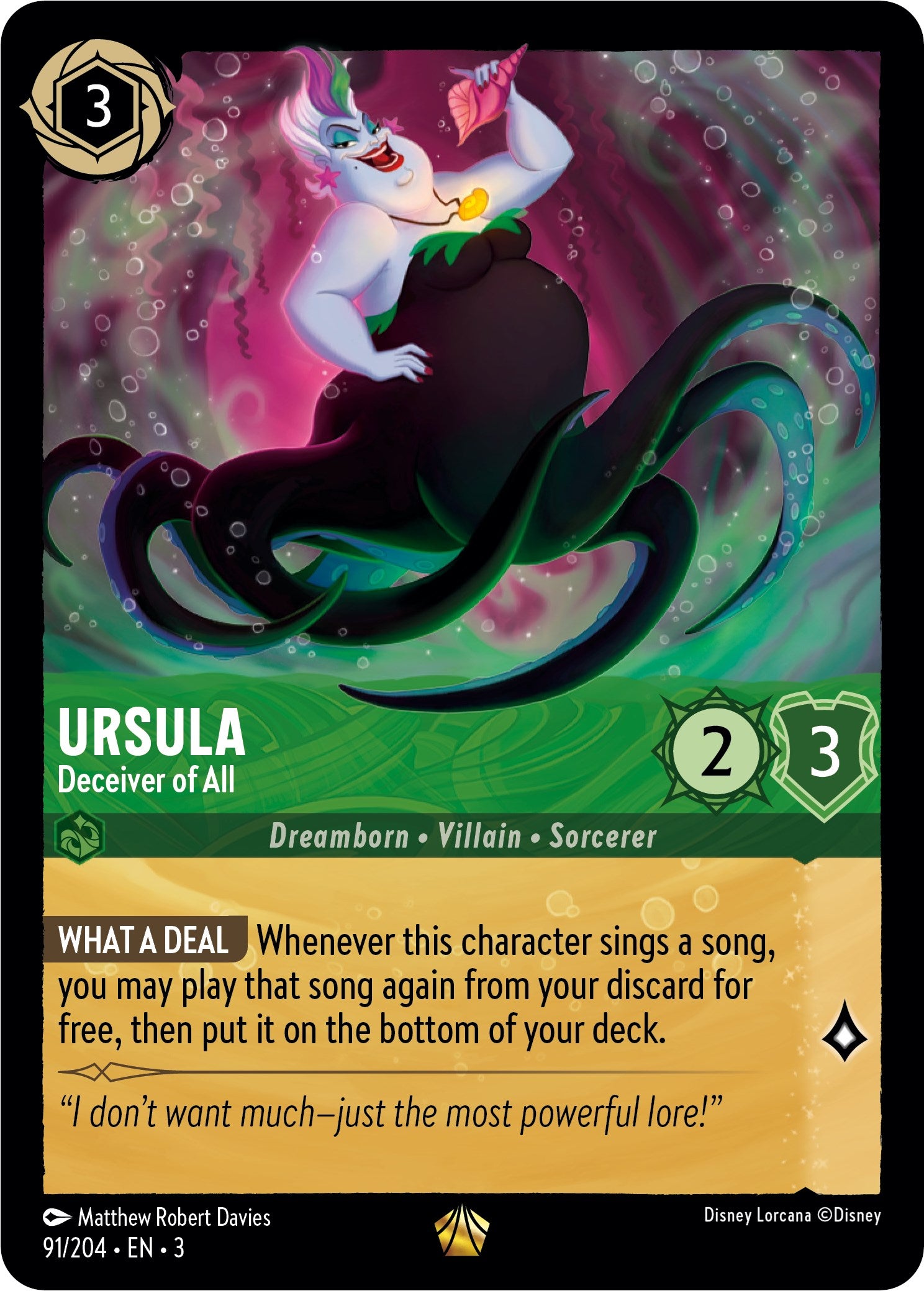 Ursula - Deceiver of All (91/204) [Into the Inklands] | Devastation Store