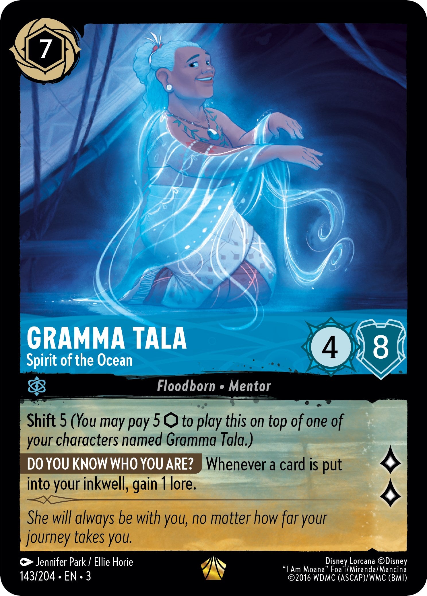 Gramma Tala - Spirit of the Ocean (143/204) [Into the Inklands] | Devastation Store
