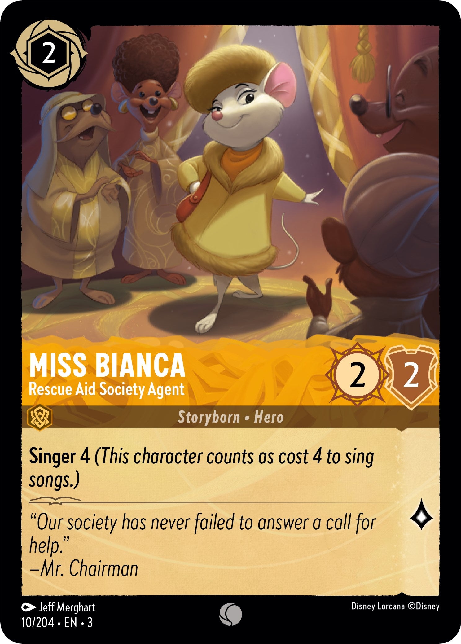 Miss Bianca - Rescue Aid Society Agent (10/204) [Into the Inklands] | Devastation Store