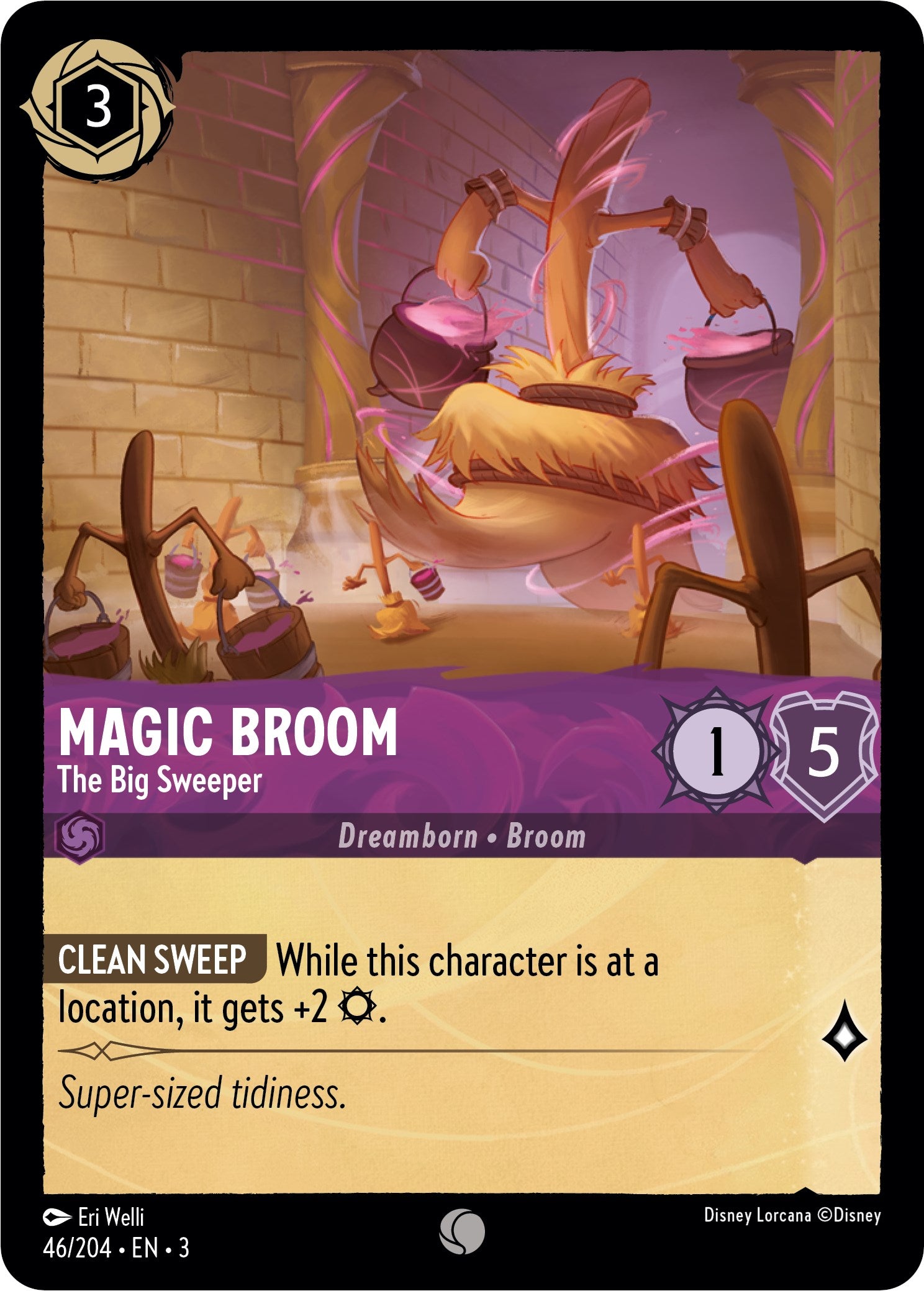 Magic Broom - The Big Sweeper (46//204) [Into the Inklands] | Devastation Store