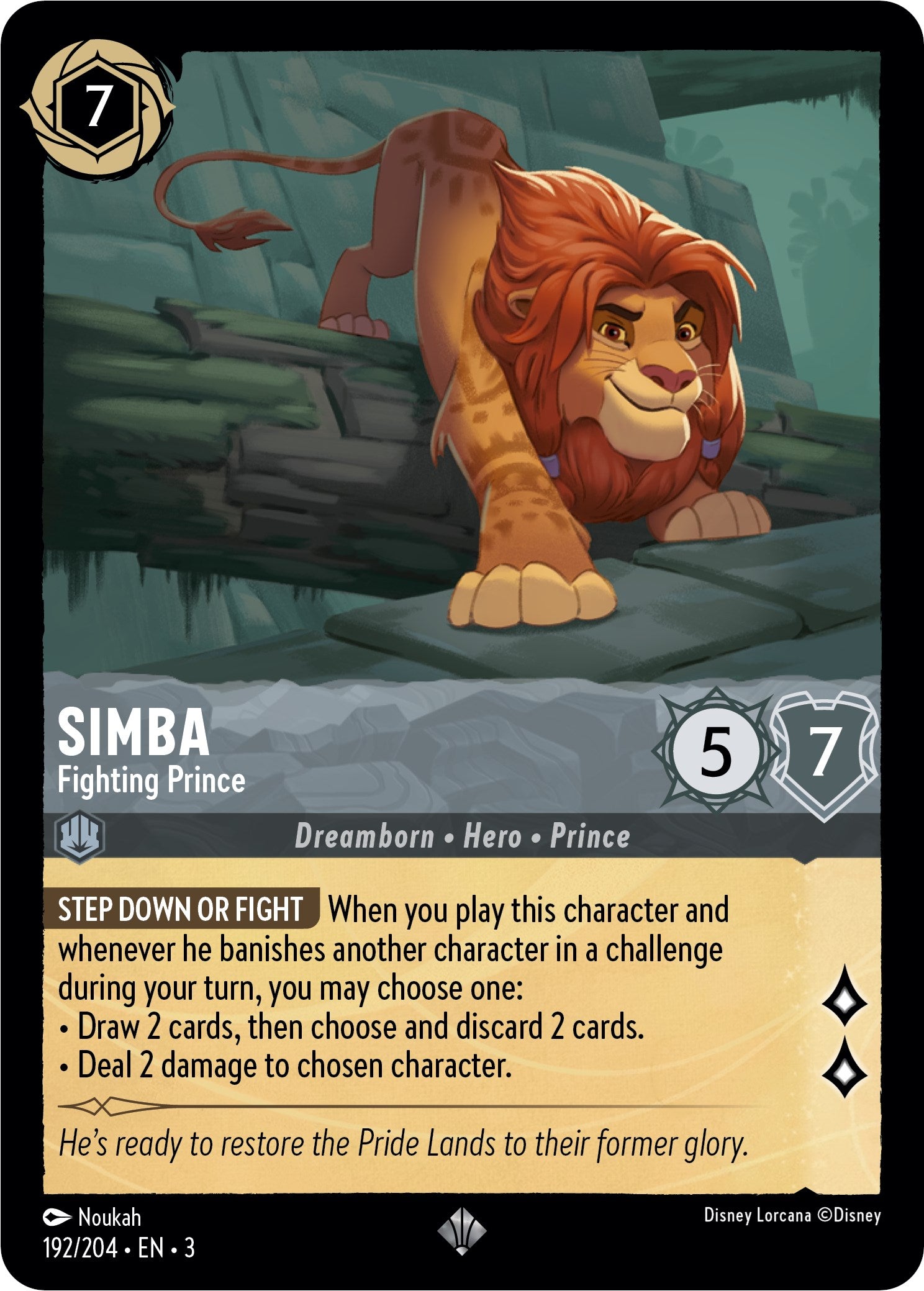Simba - Fighting Prince (192/204) [Into the Inklands] | Devastation Store