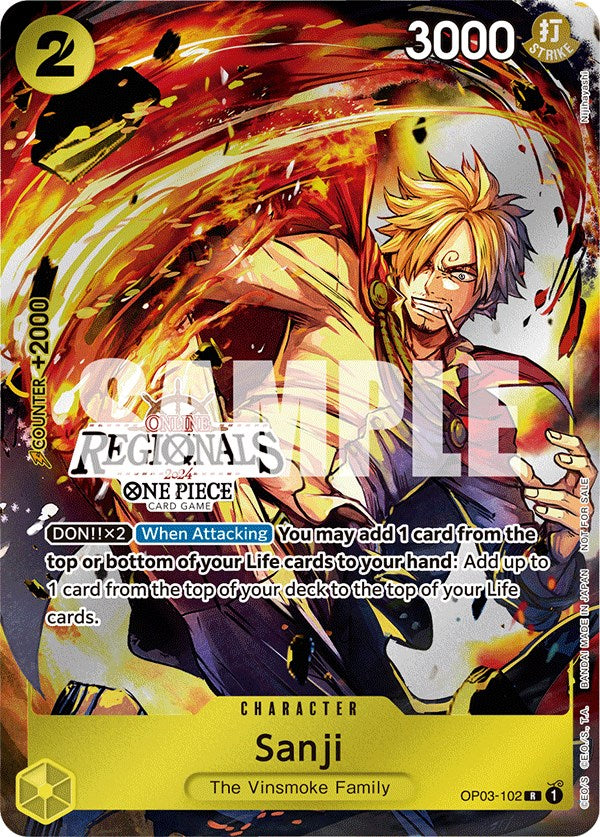 Sanji (Online Regional 2024) [Participant] [One Piece Promotion Cards] | Devastation Store