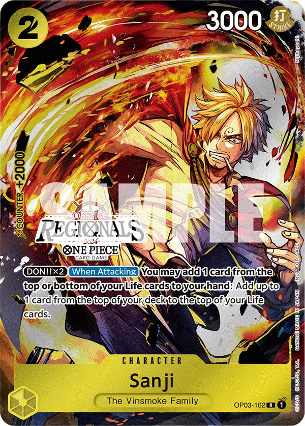 Sanji (Offline Regional 2024) [Participant] [One Piece Promotion Cards] | Devastation Store