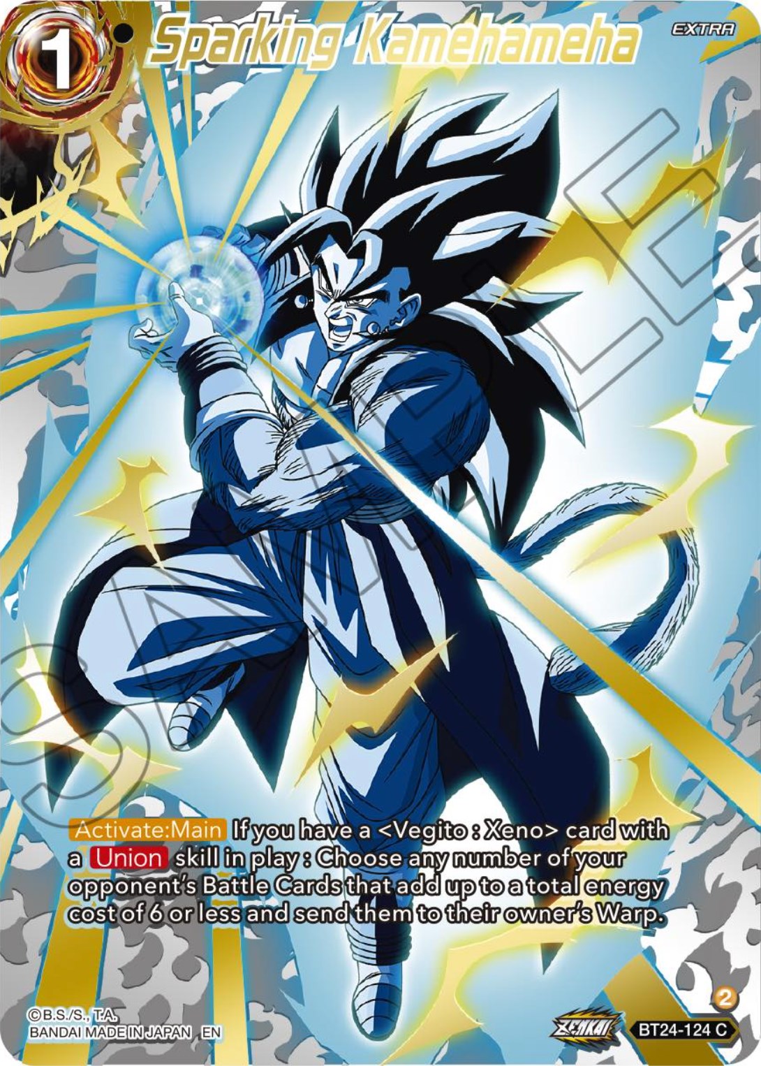 Sparking Kamehameha (Collector Booster) (BT24-124) [Beyond Generations] | Devastation Store