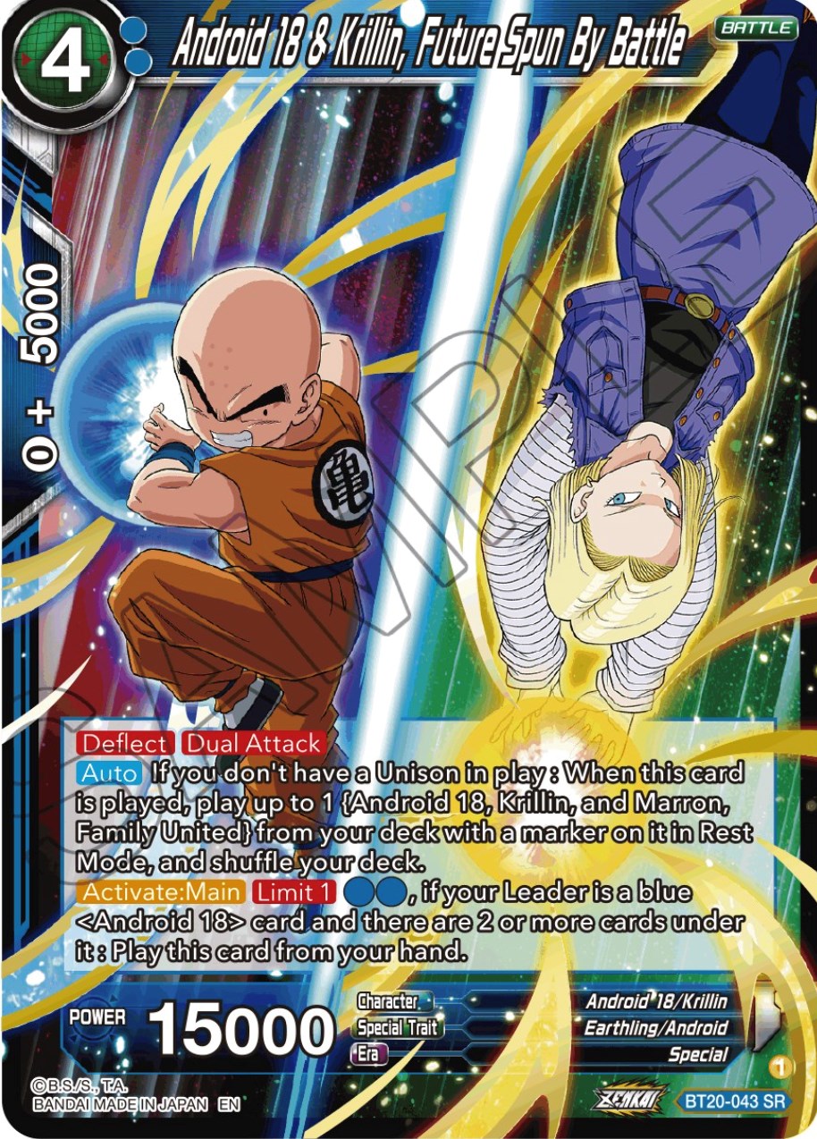 Android 18 & Krillin, Future Spun By Battle (BT20-043) [Power Absorbed] | Devastation Store