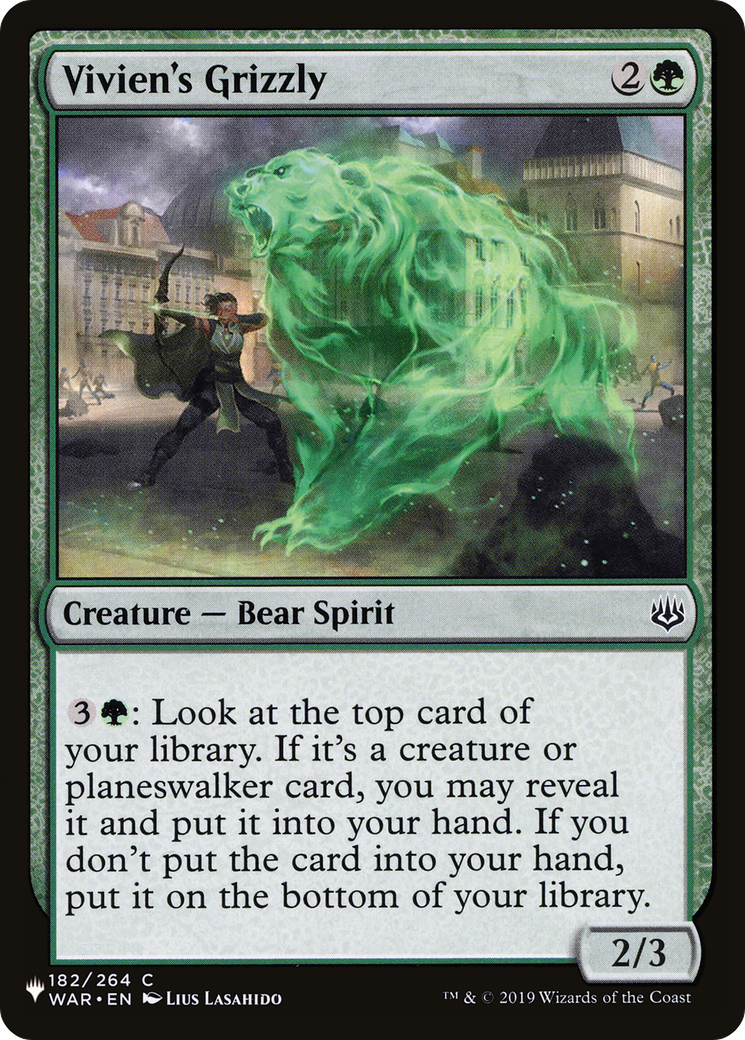 Vivien's Grizzly [The List Reprints] | Devastation Store