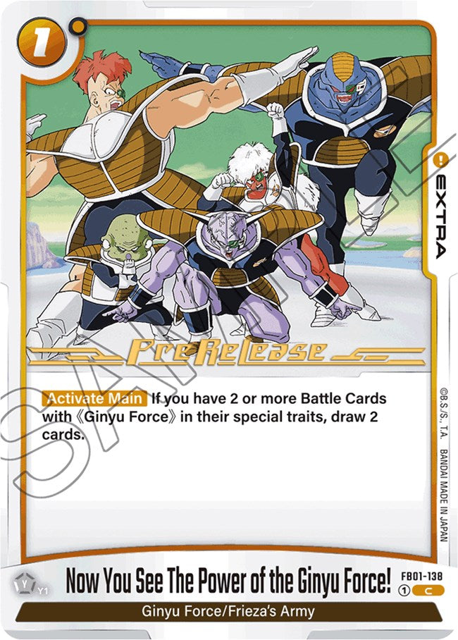 Now You See The Power of the Ginyu Force! [Awakened Pulse Pre-Release Cards] | Devastation Store