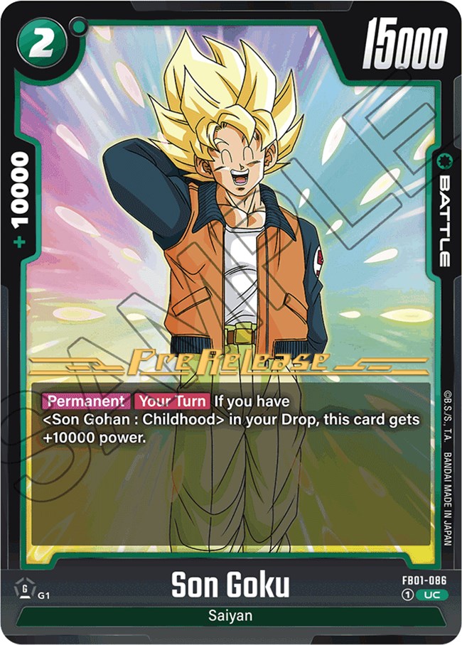 Son Goku (FB01-086) [Awakened Pulse Pre-Release Cards] | Devastation Store