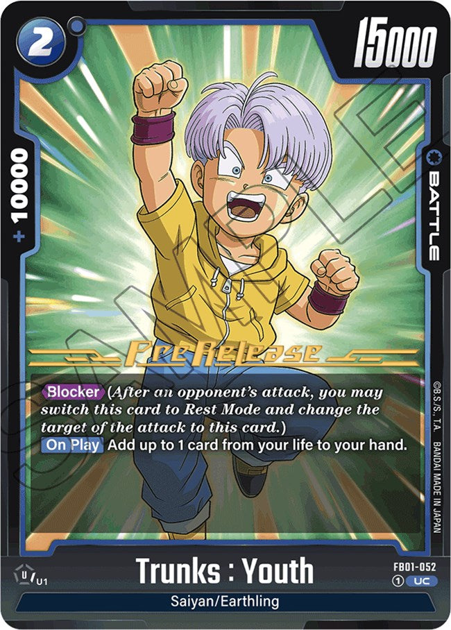 Trunks : Youth [Awakened Pulse Pre-Release Cards] | Devastation Store
