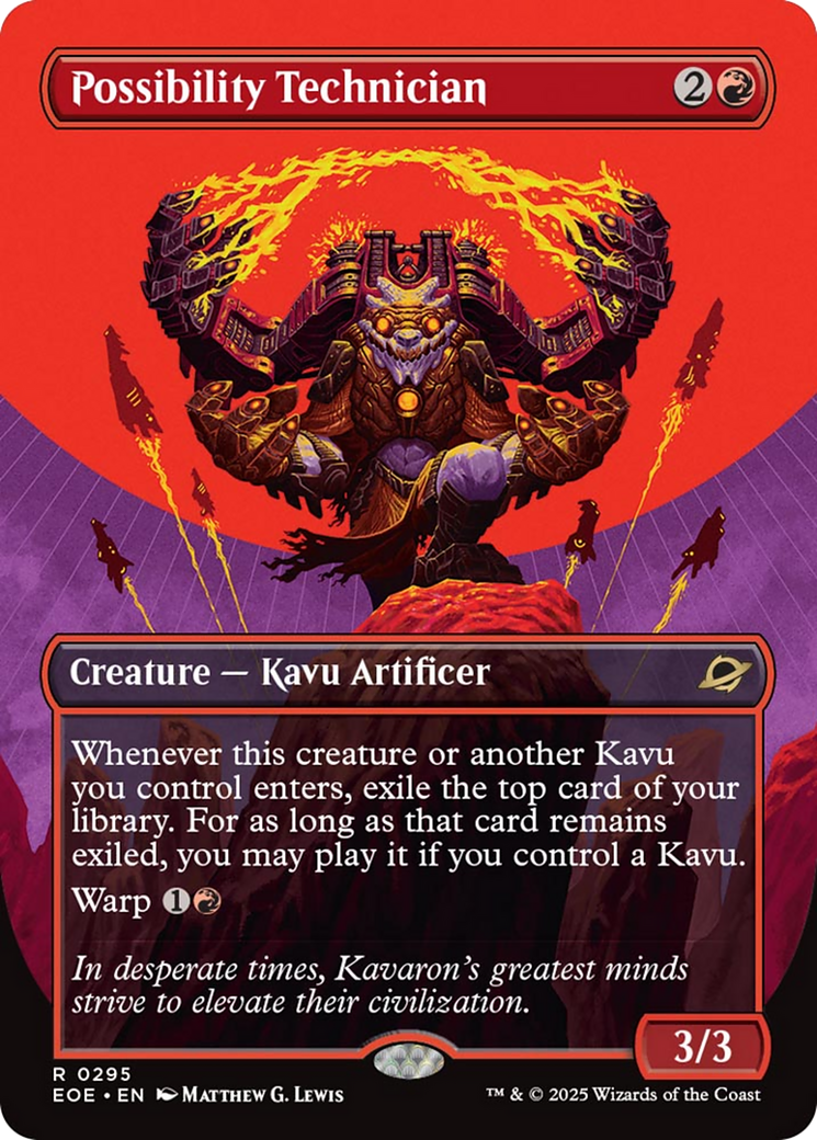 Possibility Technician (Borderless) [Edge of Eternities] | Devastation Store