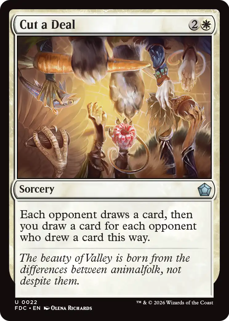 Cut a Deal [Foundations Commander] | Devastation Store