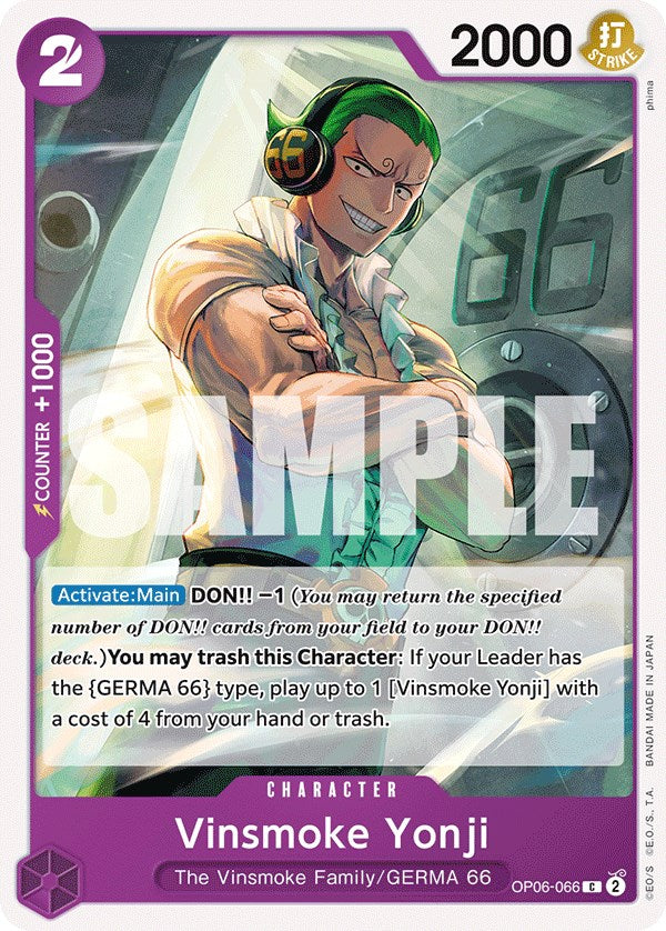 Vinsmoke Yonji [Wings of the Captain] | Devastation Store