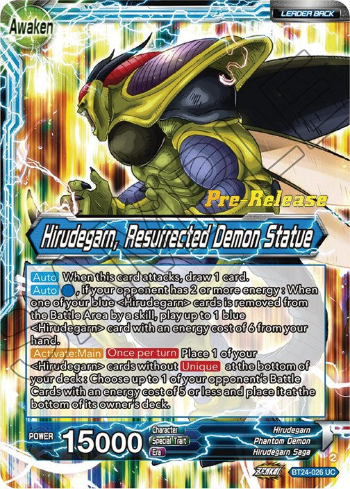 Hirudegarn // Hirudegarn, Resurrected Demon Statue (BT24-026) [Beyond Generations Prerelease Promos] | Devastation Store