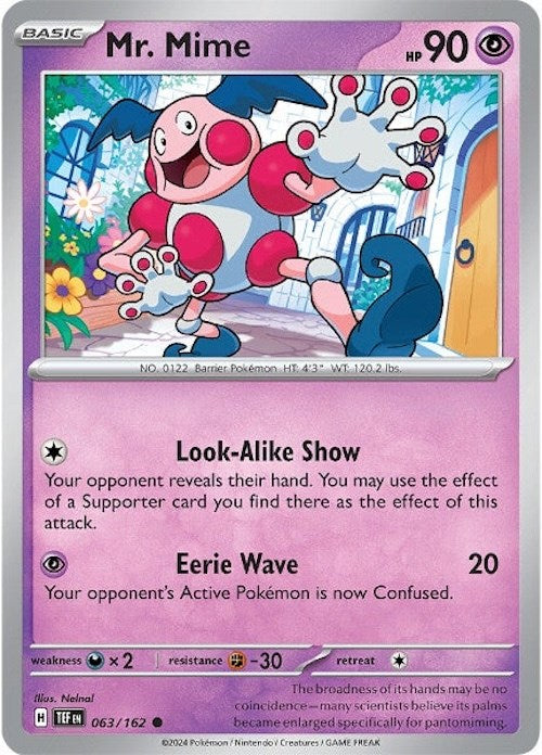 Mr. Mime (063/162) [Scarlet & Violet: Temporal Forces] | Devastation Store