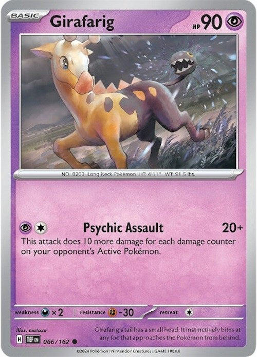 Girafarig (066/162) [Scarlet & Violet: Temporal Forces] | Devastation Store