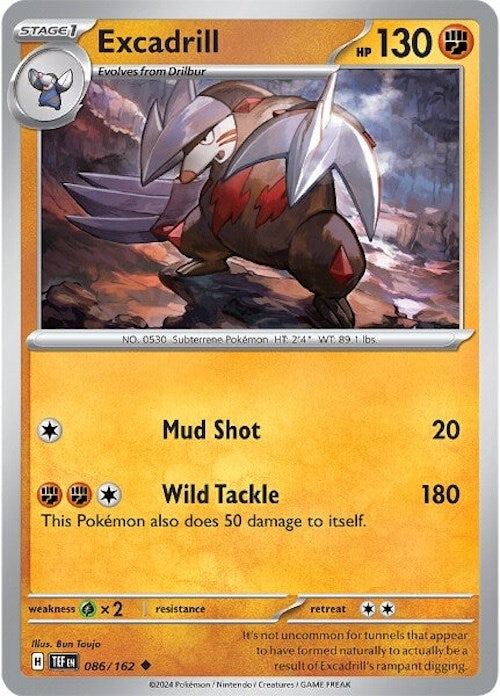 Excadrill (086/162) [Scarlet & Violet: Temporal Forces] | Devastation Store