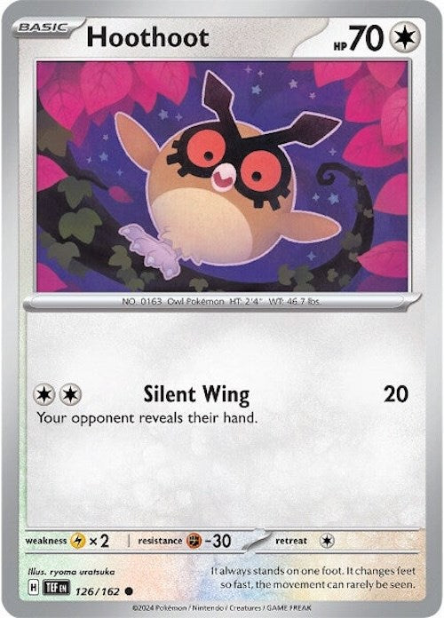 Hoothoot (126/162) [Scarlet & Violet: Temporal Forces] | Devastation Store