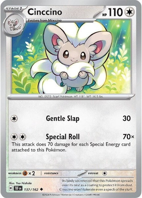 Cinccino (137/162) [Scarlet & Violet: Temporal Forces] | Devastation Store