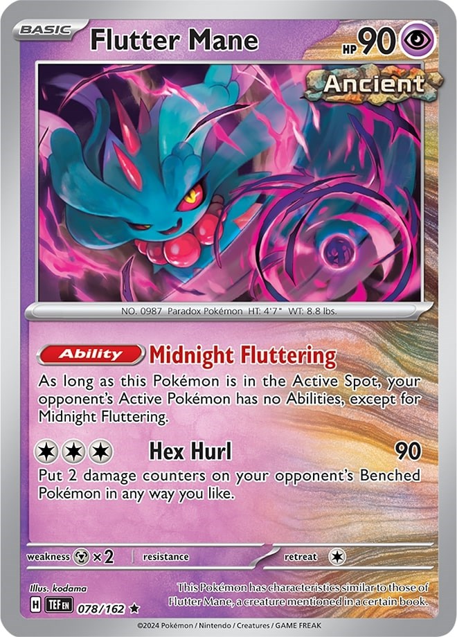 Flutter Mane (078/162) (Theme Deck Exclusive) [Scarlet & Violet: Temporal Forces] | Devastation Store