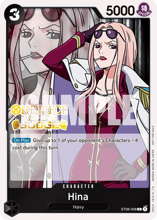 Hina (Judge Pack Vol. 3) [One Piece Promotion Cards] | Devastation Store
