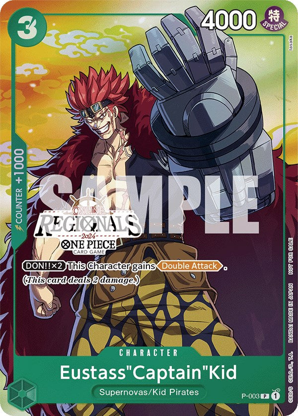 Eustass"Captain"Kid (Online Regional 2024 Vol. 2) [Participant] [One Piece Promotion Cards] | Devastation Store