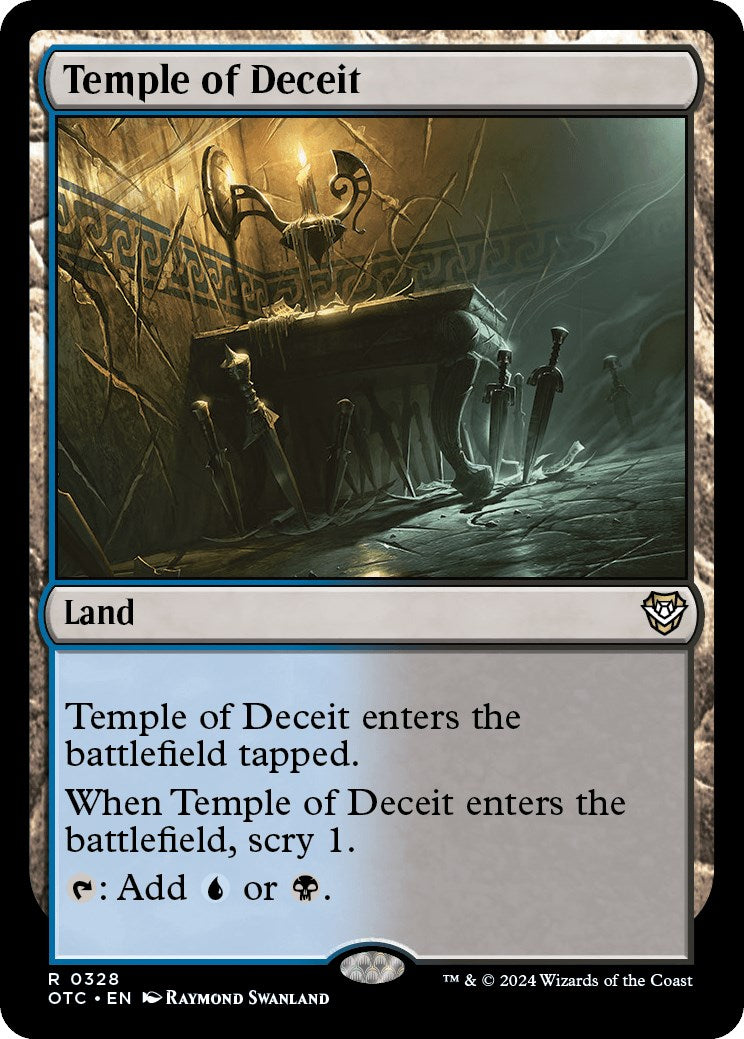 Temple of Deceit [Outlaws of Thunder Junction Commander] | Devastation Store