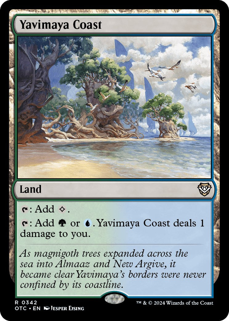 Yavimaya Coast [Outlaws of Thunder Junction Commander] | Devastation Store