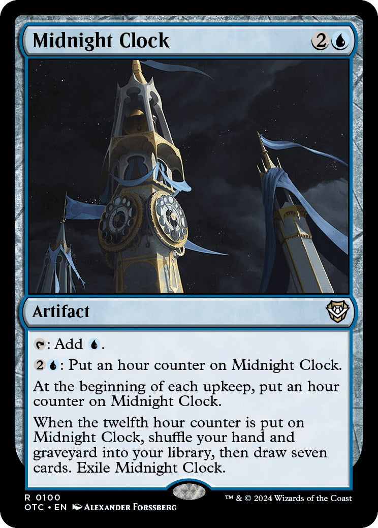 Midnight Clock [Outlaws of Thunder Junction Commander] | Devastation Store