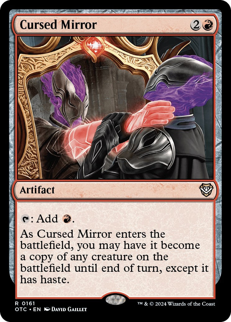 Cursed Mirror [Outlaws of Thunder Junction Commander] | Devastation Store