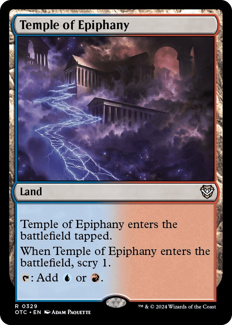Temple of Epiphany [Outlaws of Thunder Junction Commander] | Devastation Store