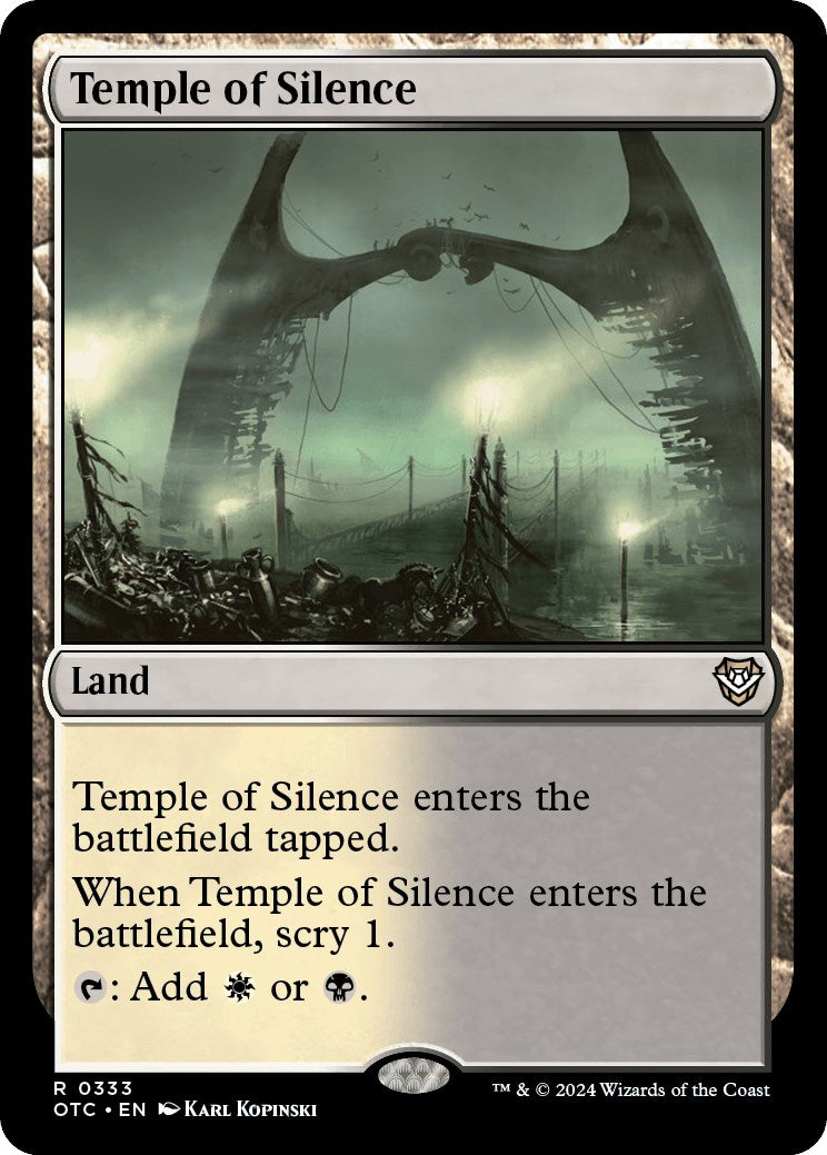 Temple of Silence [Outlaws of Thunder Junction Commander] | Devastation Store