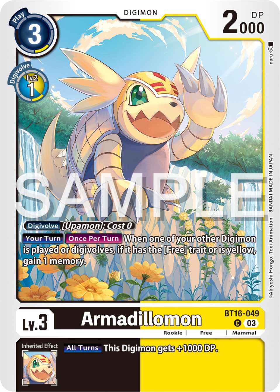 Armadillomon [BT16-049] [Beginning Observer] | Devastation Store