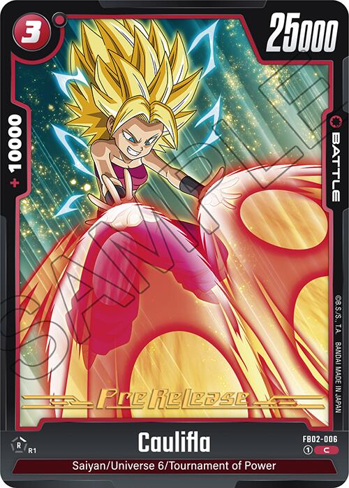 Caulifla (FB02-006) [Blazing Aura Pre-Release Cards] | Devastation Store