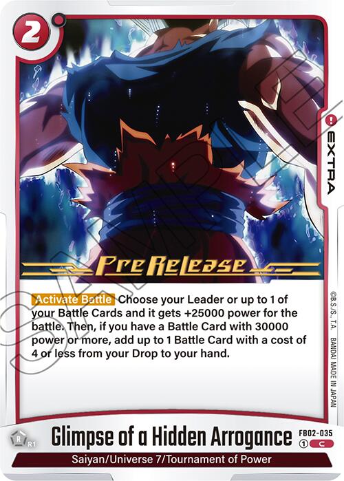 Glimpse of a Hidden Arrogance [Blazing Aura Pre-Release Cards] | Devastation Store
