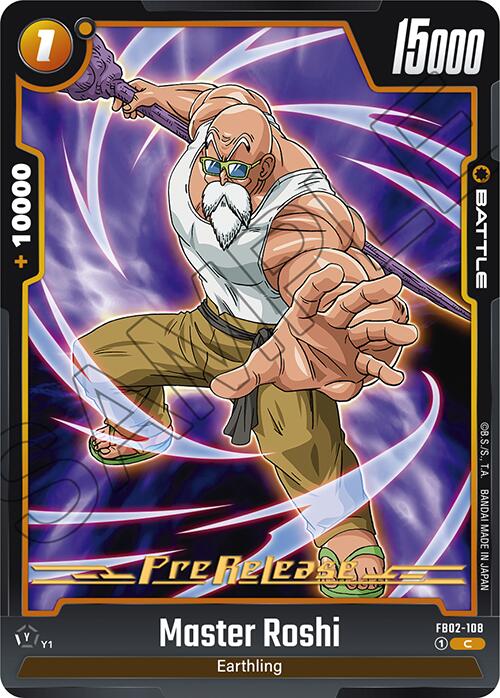 Master Roshi (FB02-108) [Blazing Aura Pre-Release Cards] | Devastation Store