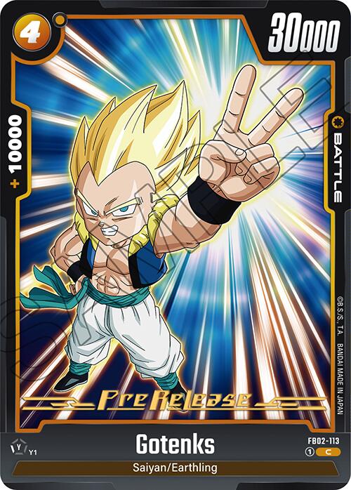 Gotenks (FB02-113) [Blazing Aura Pre-Release Cards] | Devastation Store
