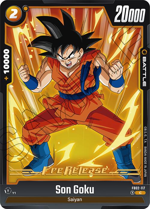 Son Goku (FB02-117) [Blazing Aura Pre-Release Cards] | Devastation Store