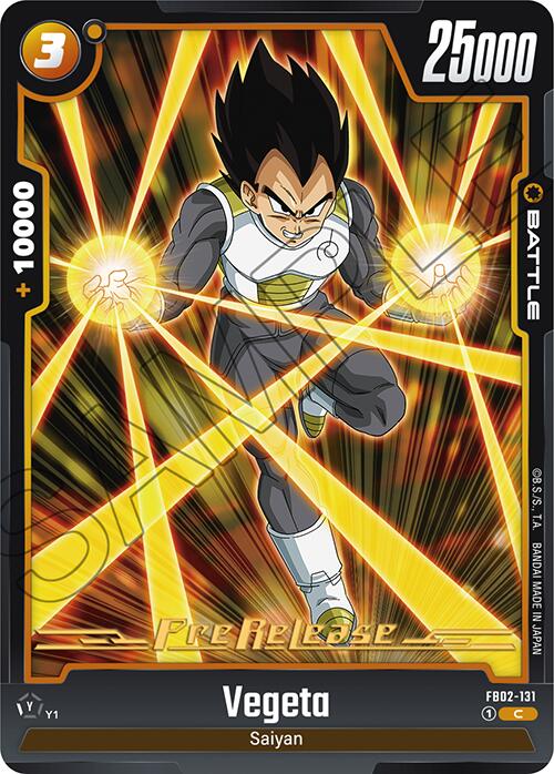 Vegeta (FB02-131) [Blazing Aura Pre-Release Cards] | Devastation Store