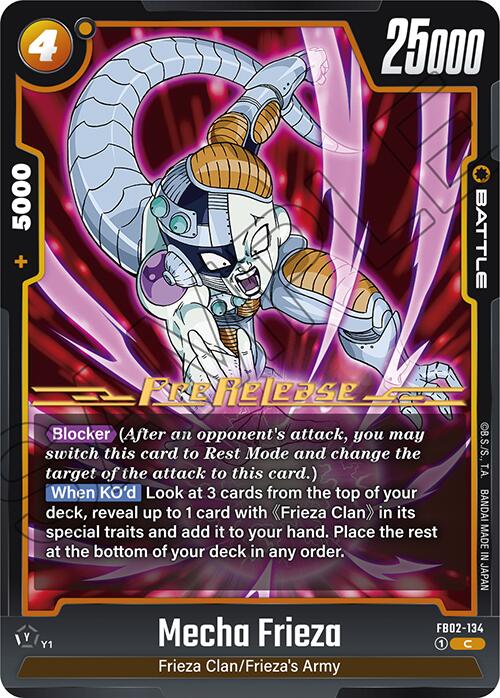 Mecha Frieza [Blazing Aura Pre-Release Cards] | Devastation Store