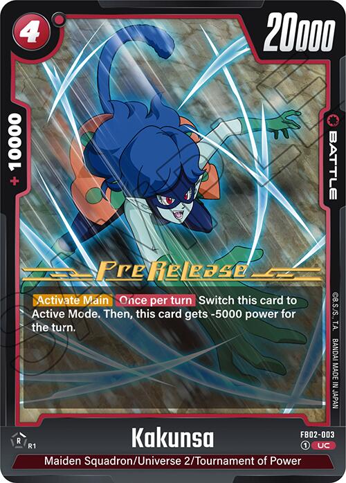Kakunsa [Blazing Aura Pre-Release Cards] | Devastation Store