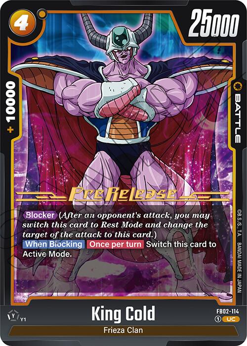 King Cold [Blazing Aura Pre-Release Cards] | Devastation Store